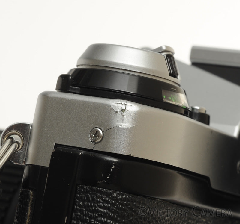 Canon AE-1 Program Chrome 35mm Film SLR Camera 50mm f1.8 Lens [EXC-] - Victory Camera