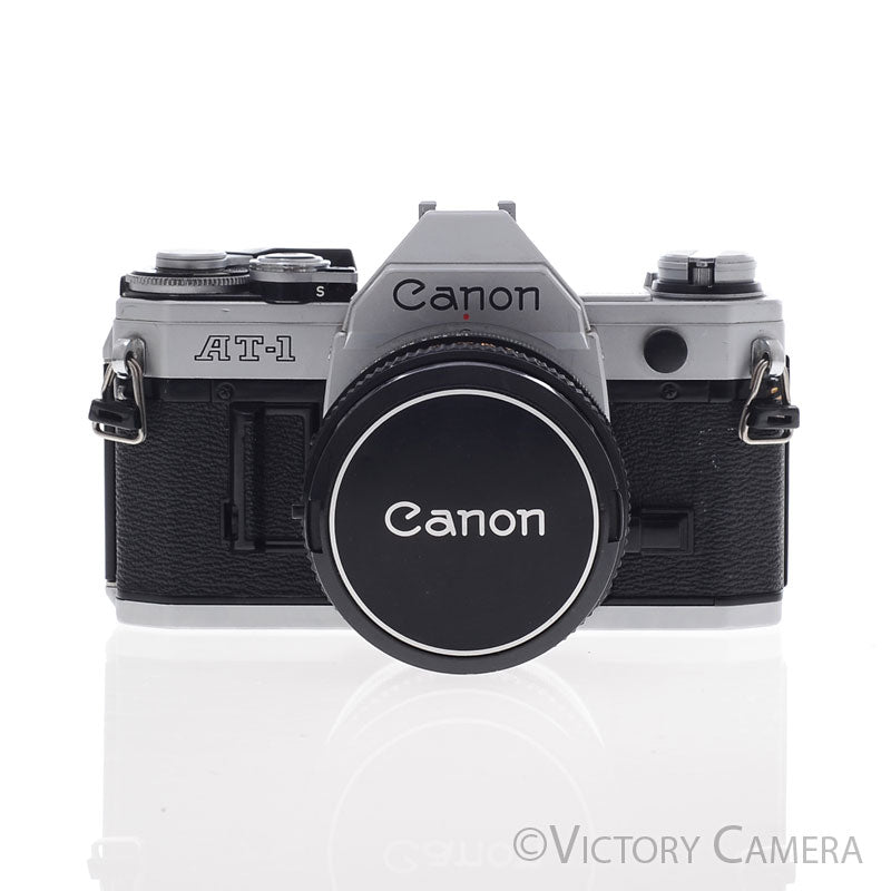 Canon AT-1 35mm Film Camera w/ 50mm f1.8 Lens -New Seals- [EXC-] - Victory Camera