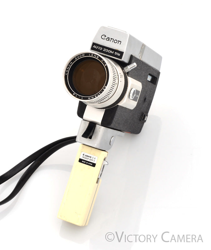 Canon Zoom 518 Super 8mm Motion Picture Film Camera w/ Case [EXC-] - Victory Camera