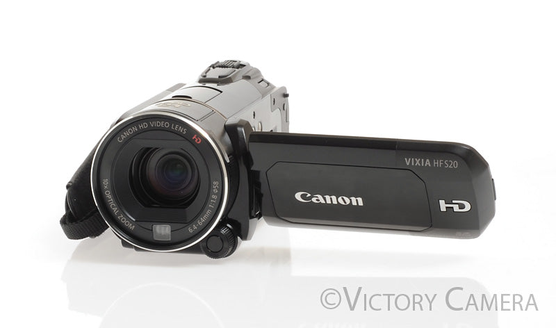Canon Vixia HF S20 8MP Full HD Dual SD Camcorder 32GB Built-in Memory [EXC] - Victory Camera