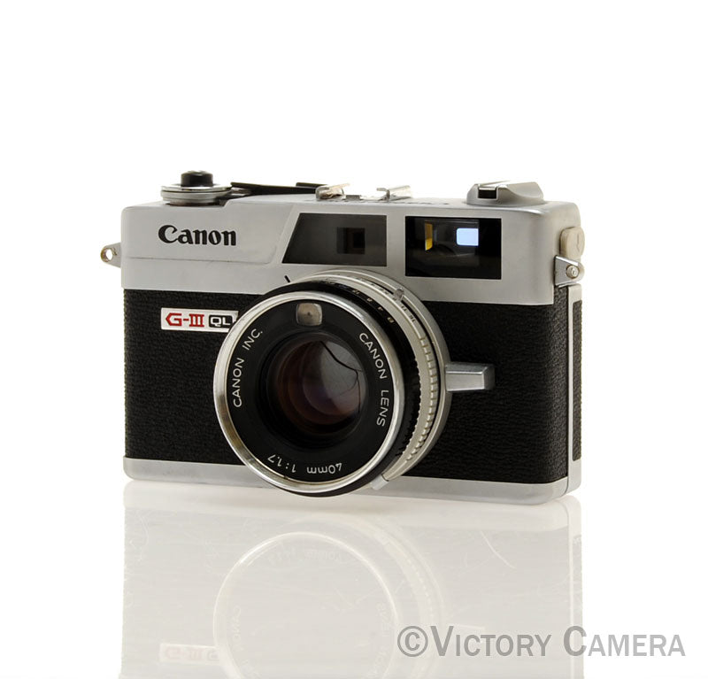 Canon Canonet QL17 QL-17 GIII Rangefinder Camera w/ 40mm f1.7 Lens [EXC] - Victory Camera