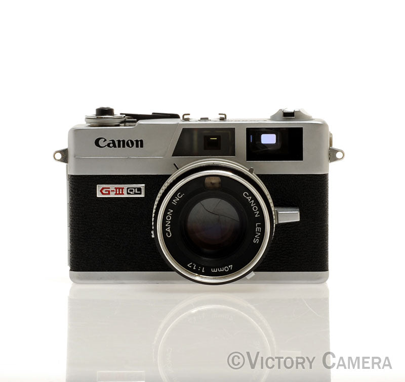 Canon Canonet QL17 QL-17 GIII Rangefinder Camera w/ 40mm f1.7 Lens [EXC] - Victory Camera