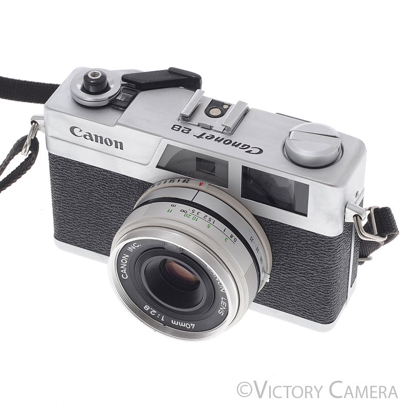 Canon Canonet 28 35mm Rangefinder Camera w/ 40mm f2.8 Lens -New Seals- [EXC+] - Victory Camera