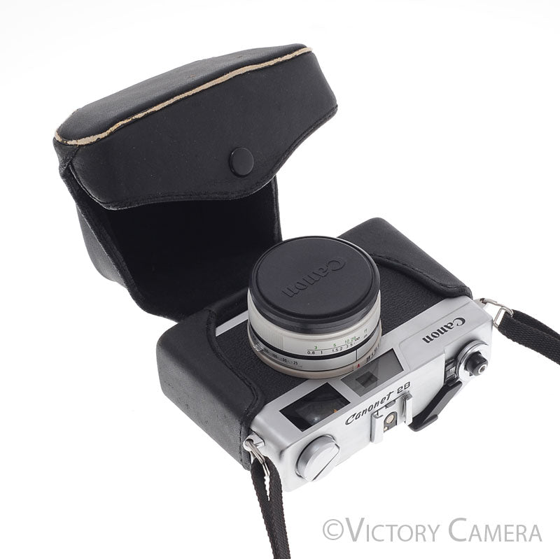 Canon Canonet 28 35mm Rangefinder Camera w/ 40mm f2.8 Lens -New Seals- [EXC+] - Victory Camera