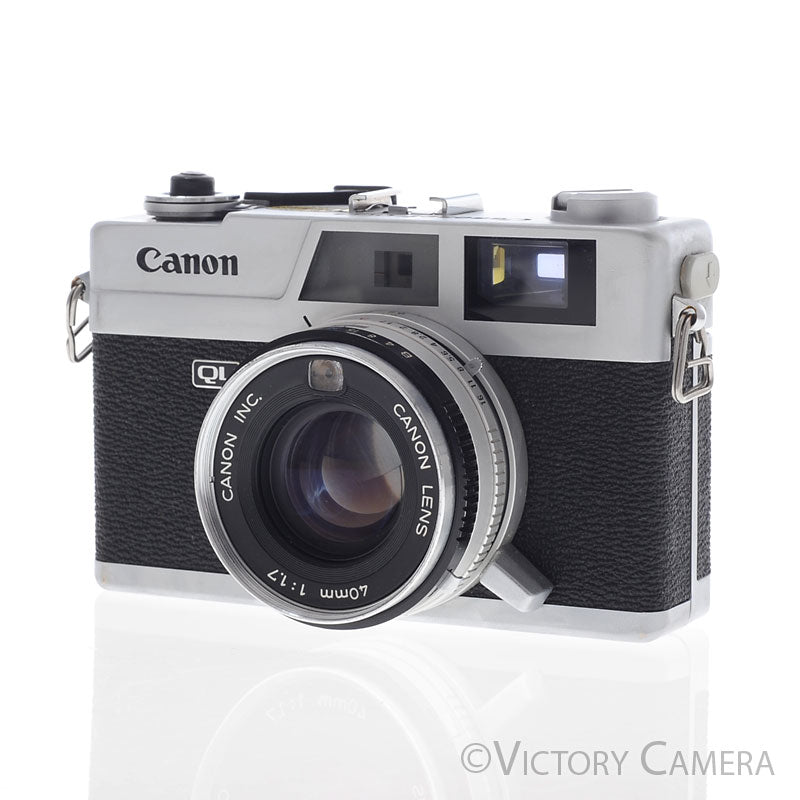 Canon Canonet QL 17 QL-17 Chrome Rangefinder Camera w/ 40mm f1.7 Lens [EXC] - Victory Camera