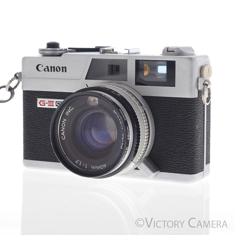Canon Canonet QL17 QL-17 GIII Rangefinder Camera w/ 40mm f1.7 Lens [EXC+] - Victory Camera