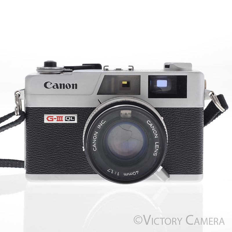 Canon Canonet QL17 QL-17 GIII Rangefinder Camera w/ 40mm f1.7 Lens [EXC+] - Victory Camera