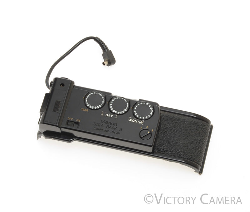 Canon Data Back A for Canon AE1 AE-1 Program A1 w/ Box [EXC] - Victory Camera