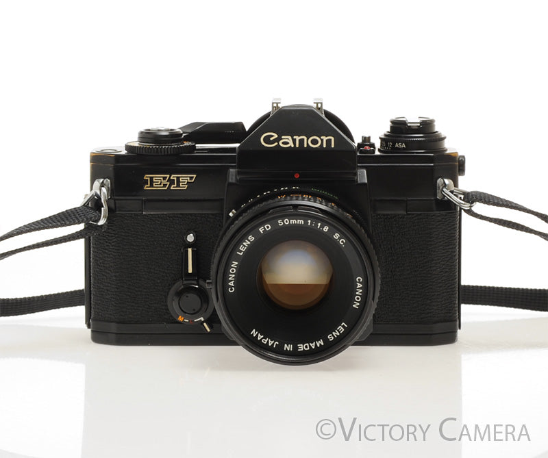 Canon EF 35mm Film Camera w/ 50mm f1.8 Lens - Victory Camera