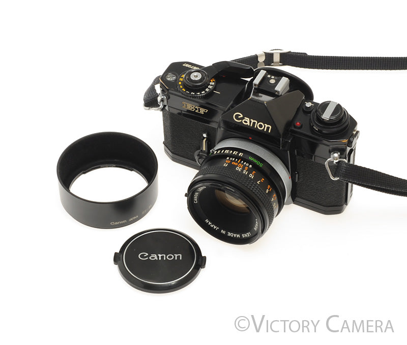 Canon EF 35mm Film Camera w/ 50mm f1.8 Lens - Victory Camera