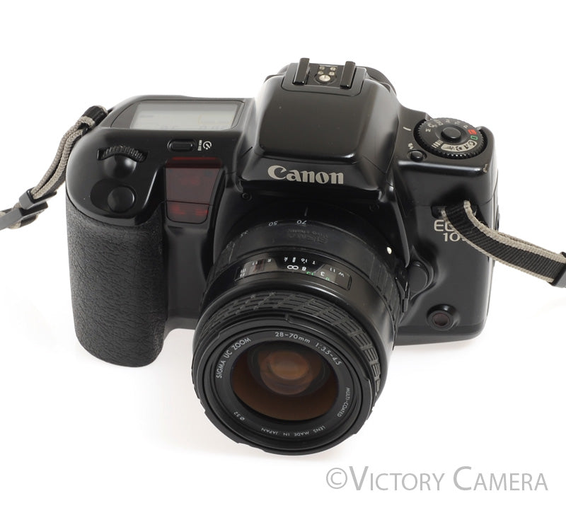 Canon EOS 10s Black 35mm Autofocus Film Camera w/ 28-70mm Zoom Lens - Victory Camera