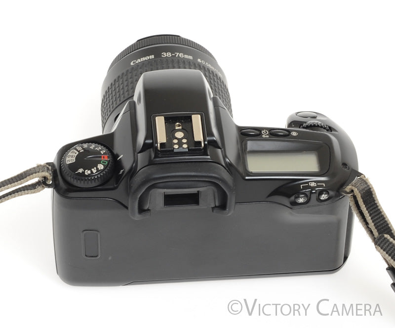 Canon EOS 3000 Black 35mm Autofocus FILM Camera w/ 38-76mm Zoom Lens - Victory Camera