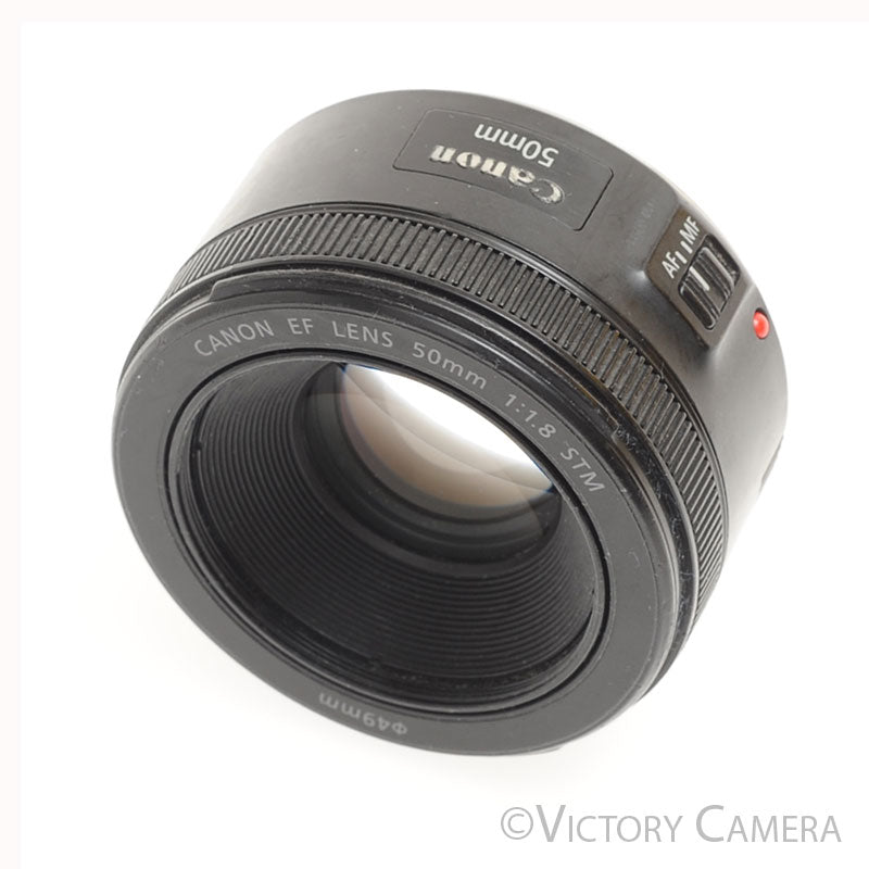 Canon EF EOS 50mm f1.8 STM  Prime Lens [GOOD] - Victory Camera