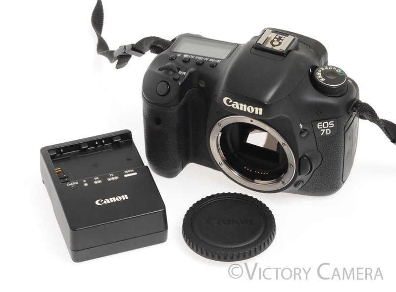 Canon EOS 7D 18MP Digital Camera Body w/ Battery &amp; Charger -Clean- - Victory Camera