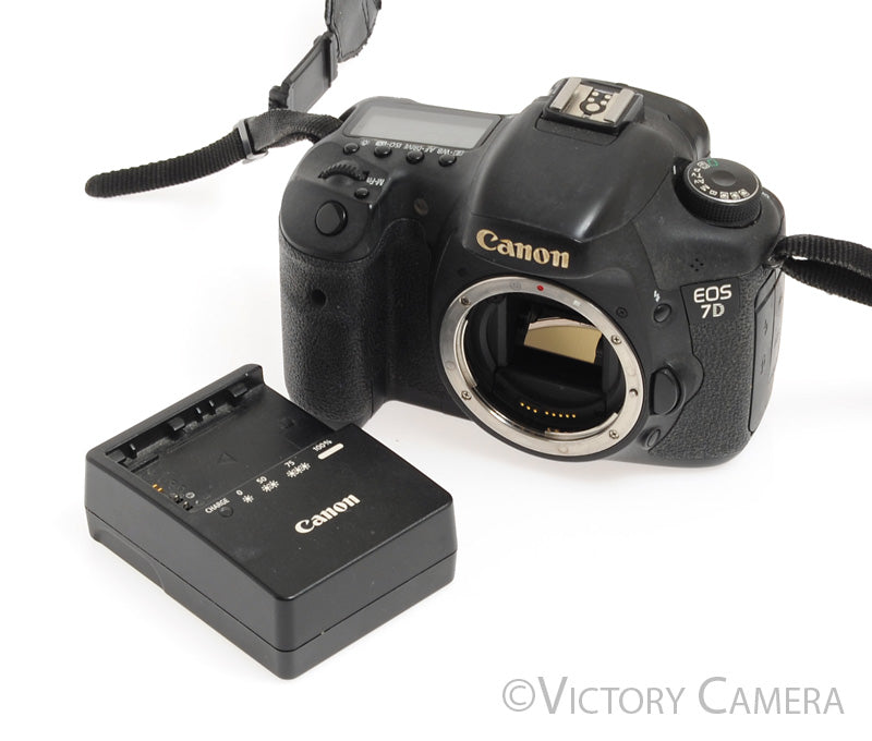 Canon EOS 7D 18MP Digital SLR Camera Body &amp; Charger - Victory Camera