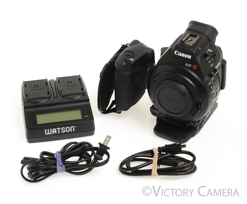 Canon EOS C100 Cinema EF Mount Camera Body w/ Battery & Charger [EXC+]