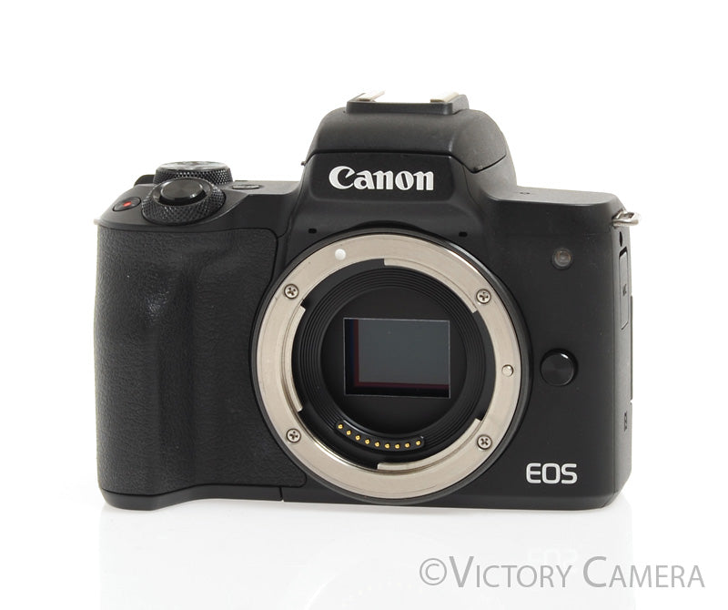 Canon EOS M50 Black Mirrorless Digital Camera Body -Clean- - Victory Camera