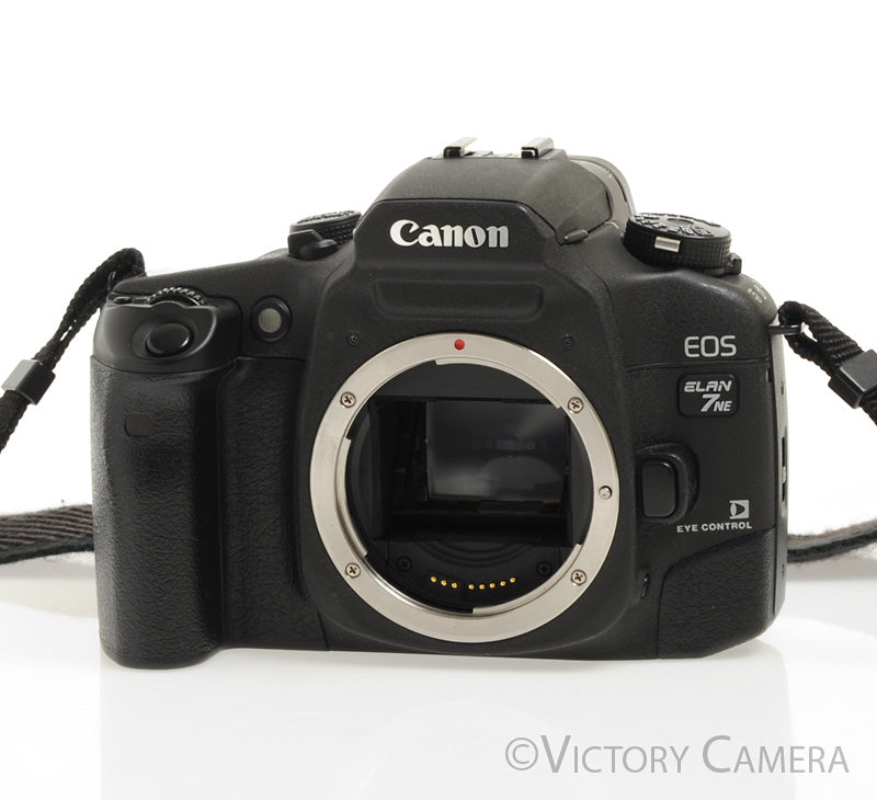 Canon Elan 7NE Black 35mm Autofocus Film Camera Body [EXC+] - Victory Camera