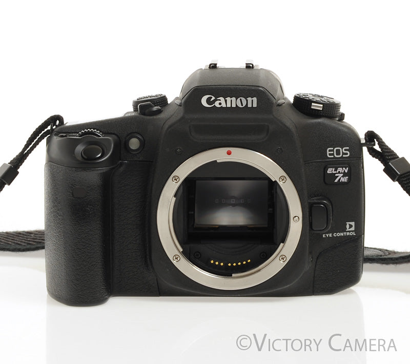 Canon Elan 7NE Black 35mm Autofocus Film Camera Body [EXC+] - Victory Camera
