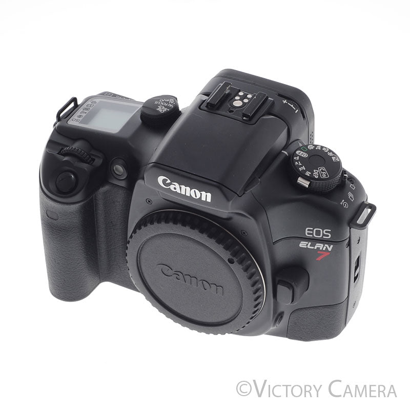Canon EOS Elan 7 Auto Focus Auto Exposure 35mm Film Camera Body [EXC+] - Victory Camera