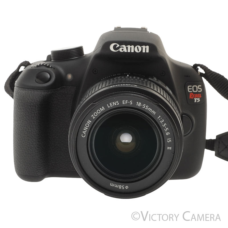 Canon Rebel T5 18MP Digital SLR Camera Body w/ 18-55mm II Zoom Lens [MINT-] - Victory Camera