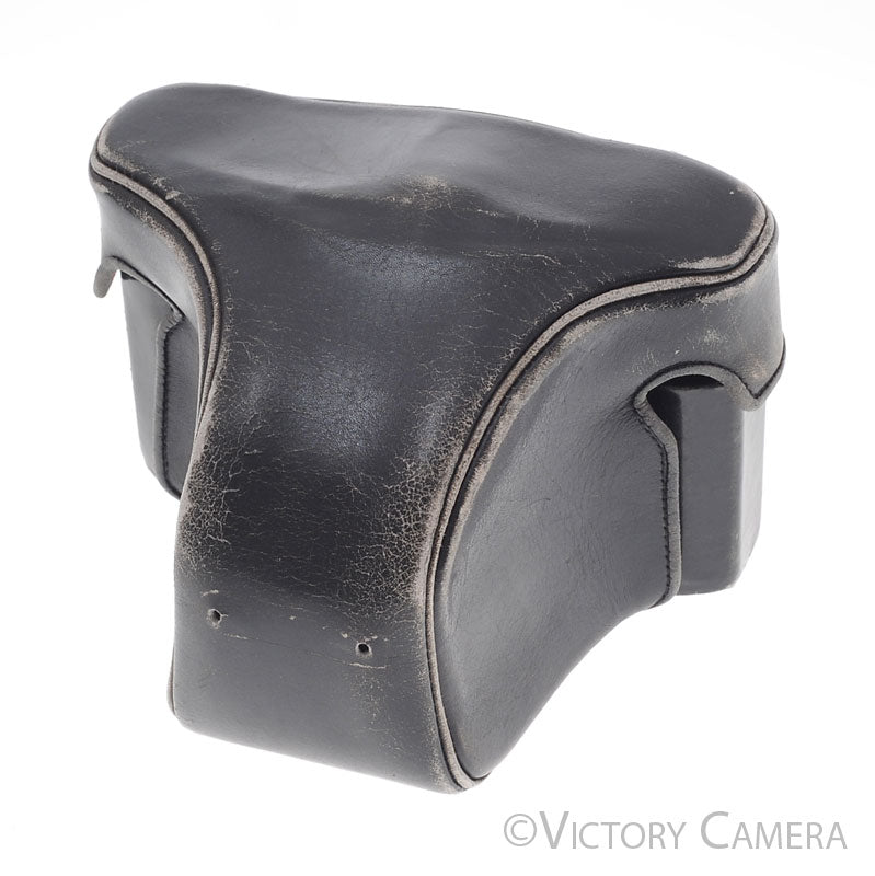 Canon F-1 Original Black Leather Ever Ready Case [EXC-] - Victory Camera