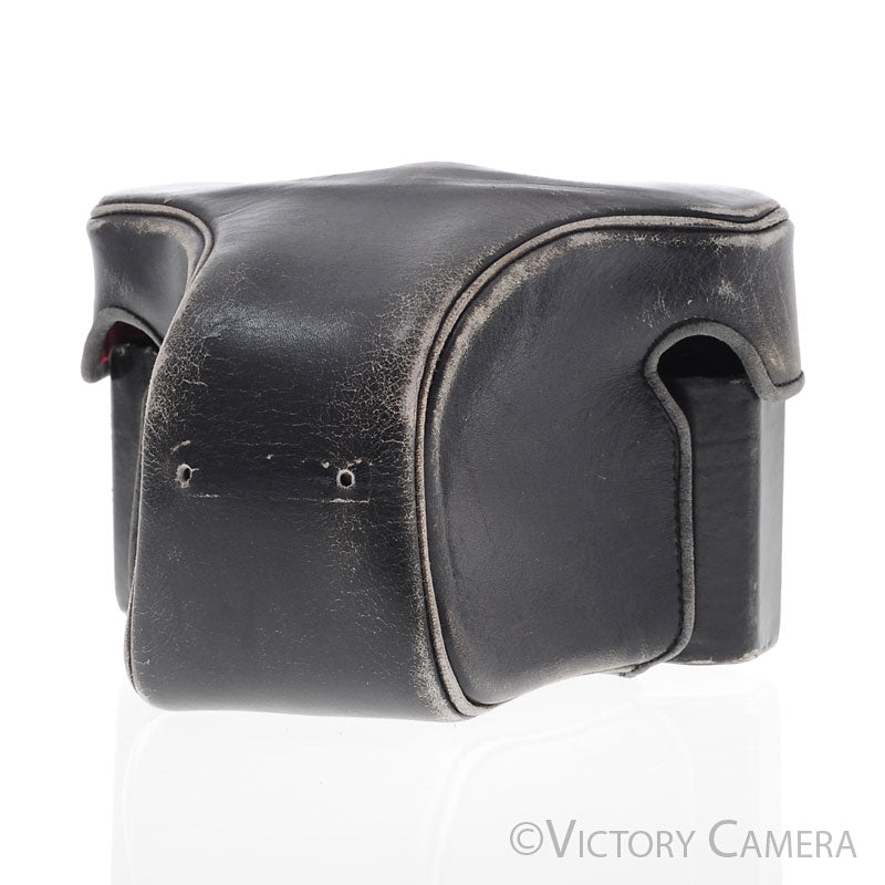 Canon F-1 Original Black Leather Ever Ready Case [EXC-] - Victory Camera