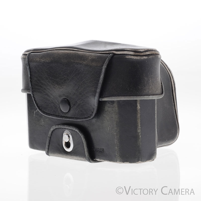 Canon F-1 Original Black Leather Ever Ready Case [EXC-] - Victory Camera