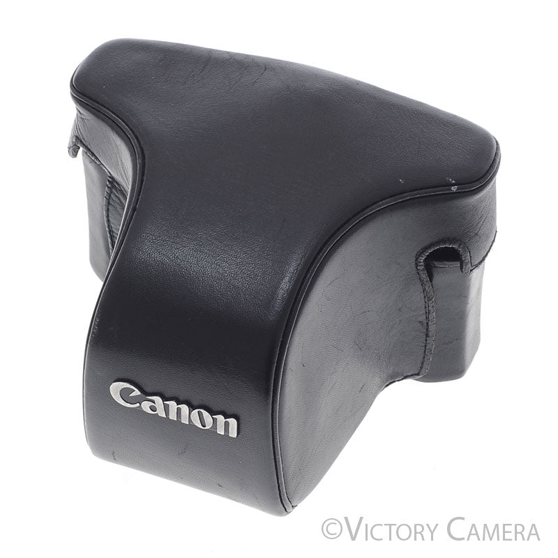 Canon F-1 Original Black Leather Ever Ready Case [EXC]