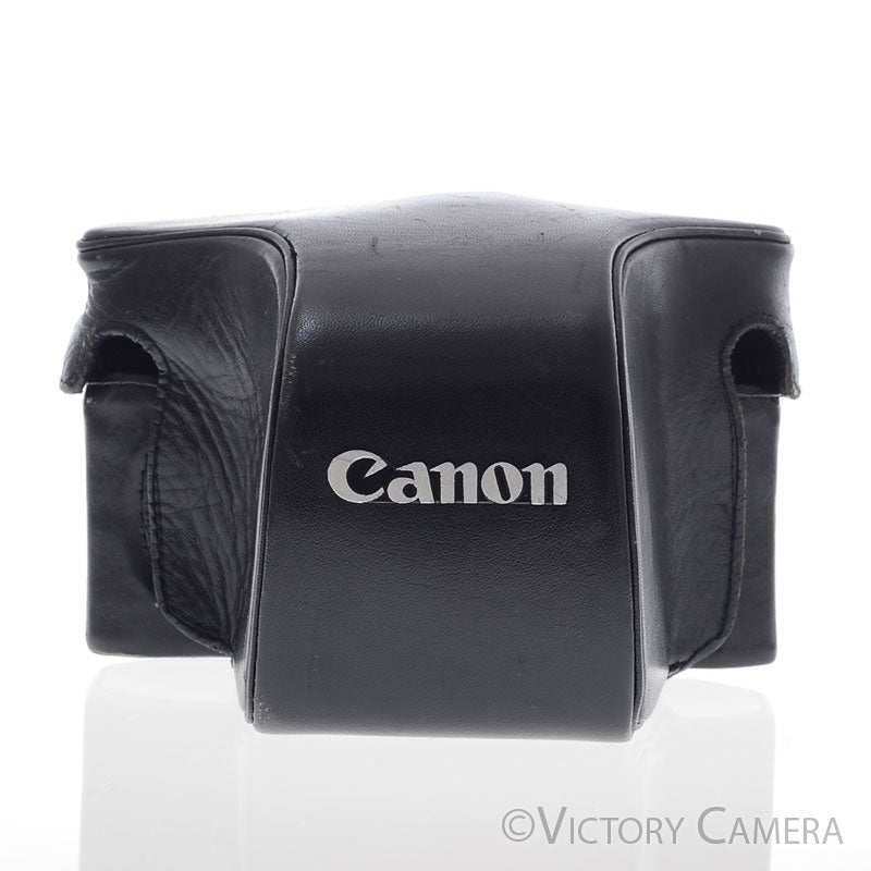 Canon F-1 Original Black Leather Ever Ready Case [EXC]