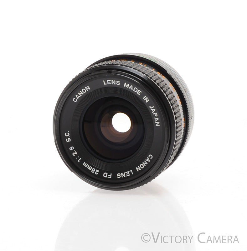 Canon 28mm f2.8 FD S.C. Manual Focus Wide Angle Lens  [EXC+] - Victory Camera