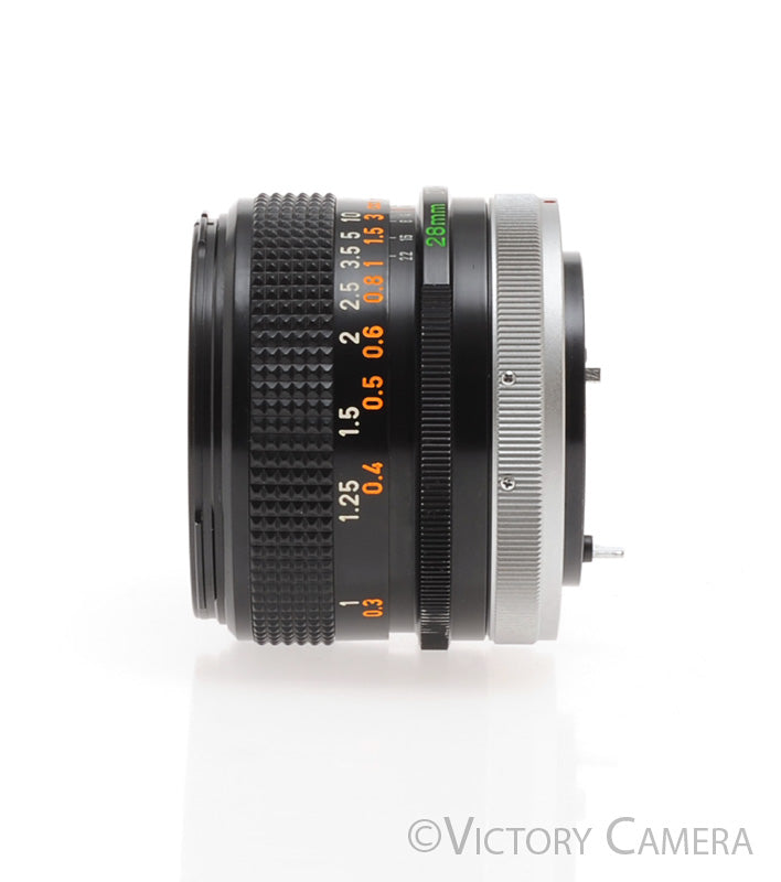 Canon 28mm f2.8 FD S.C. Manual Focus Wide Angle Lens  [EXC+] - Victory Camera