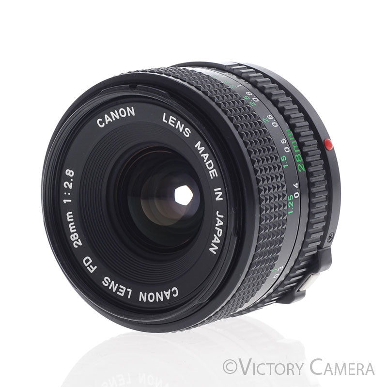 Canon FD 28mm f2.8 (late version) Manual Focus Wide Angle Lens [EXC+]