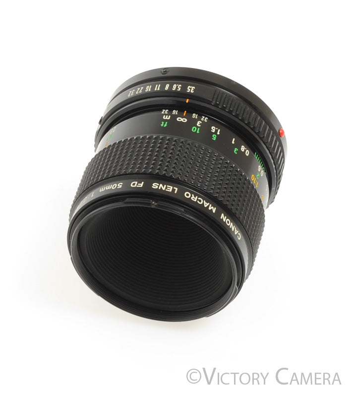 Canon FD 50mm f3.5 (late version) Macro Prime Lens [EXC+] - Victory Camera