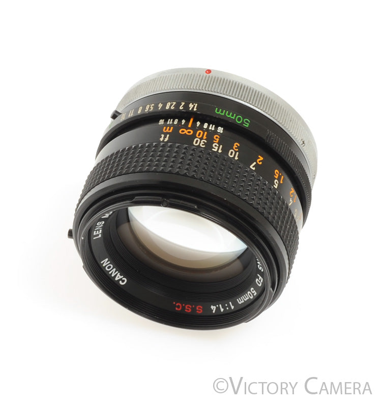 Canon 50mm f1.4 S.S.C Fast Prime Lens for FD Mount  [EXC] - Victory Camera