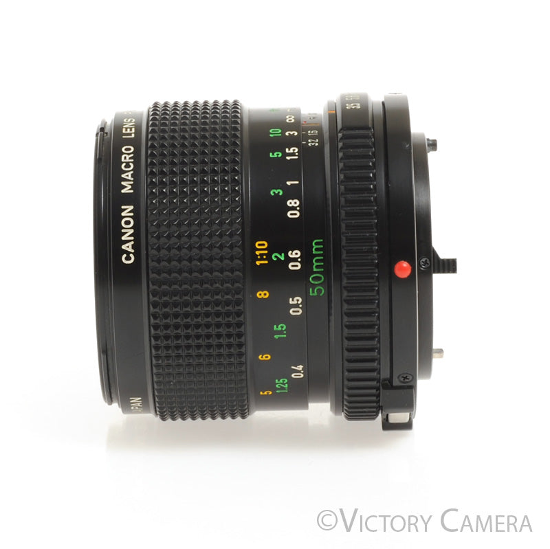 Canon FD 50mm f3.5 (late version) Macro Prime Lens [EXC+] - Victory Camera