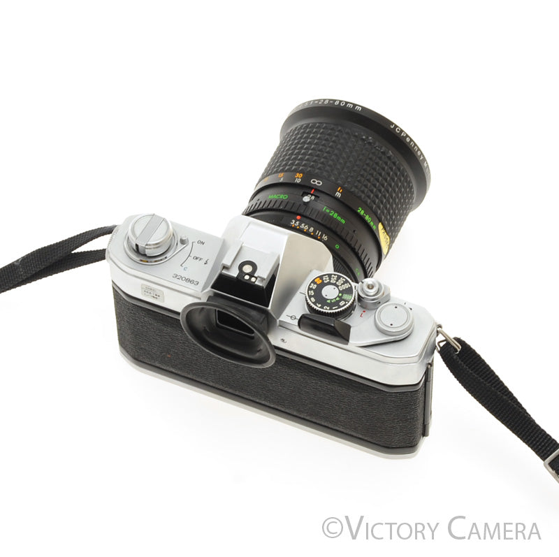 Canon FTb QL 35mm Film Camera w/ 28-80mm Zoom Lens [EXC] - Victory Camera
