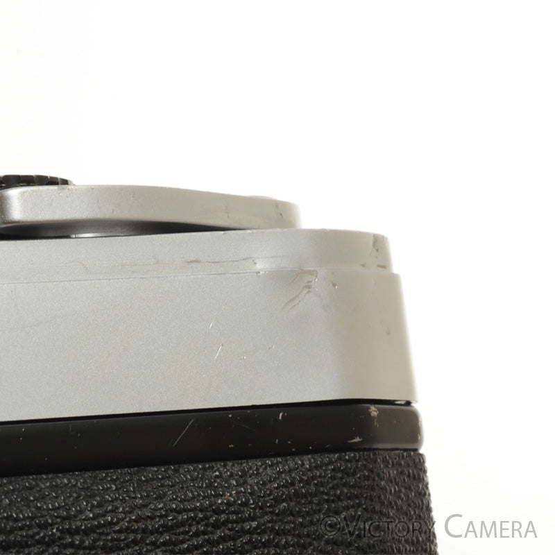 Canon FTb QL Chrome 35mm SLR Camera w/ 50mm f1.8 Lens [EXC-]