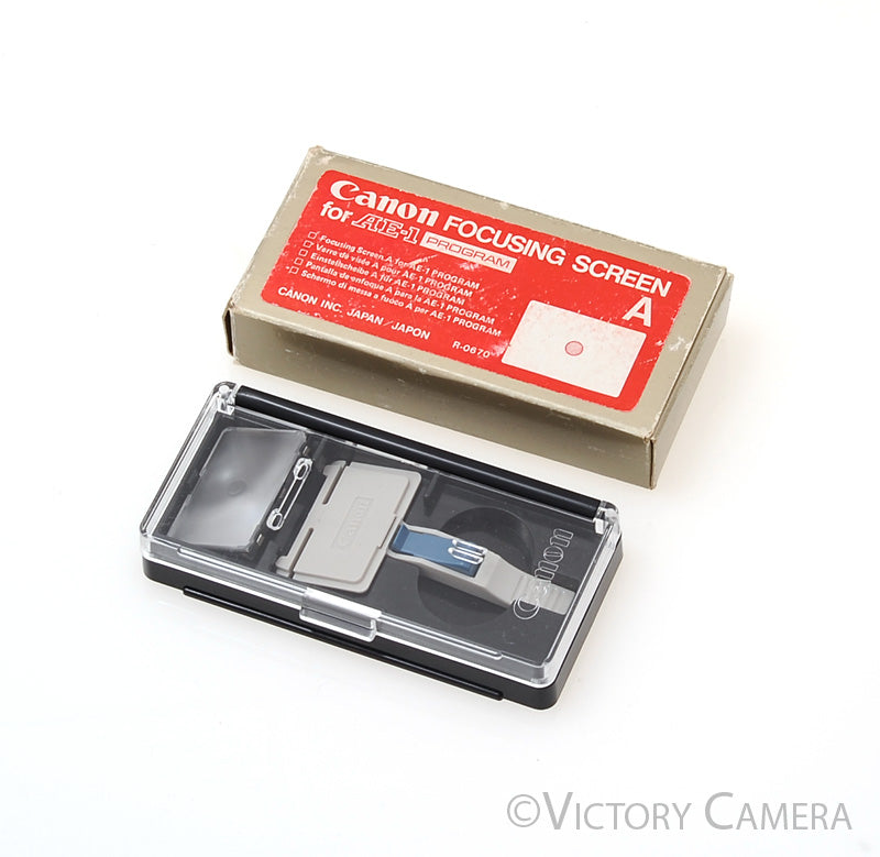 Canon Focusing Screen A (microprism) for AE-1 Program [EXC+] - Victory Camera