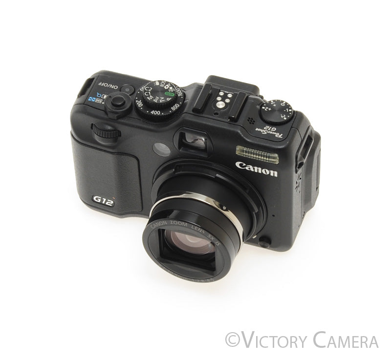 Canon PowerShot G12 10MP Digital Point &amp; Shoot Camera [EXC+] - Victory Camera