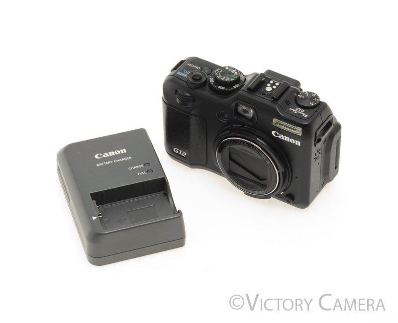 Canon PowerShot G12 10MP Digital Point &amp; Shoot Camera [EXC+] - Victory Camera