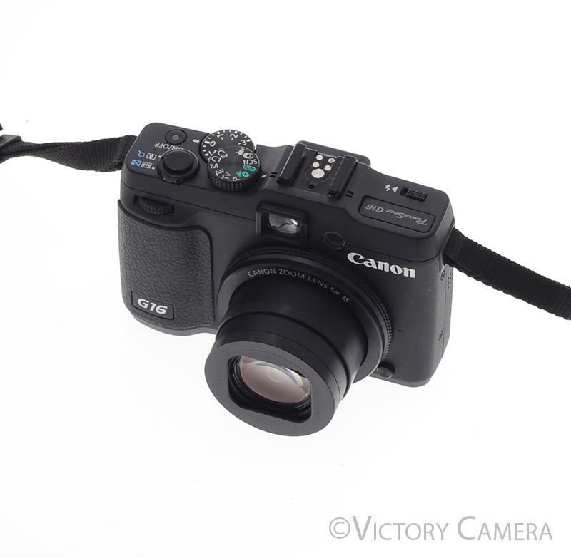 Canon PowerShot G16 14.7MP Digital Point and Shoot Camera [EXC+] - Victory Camera