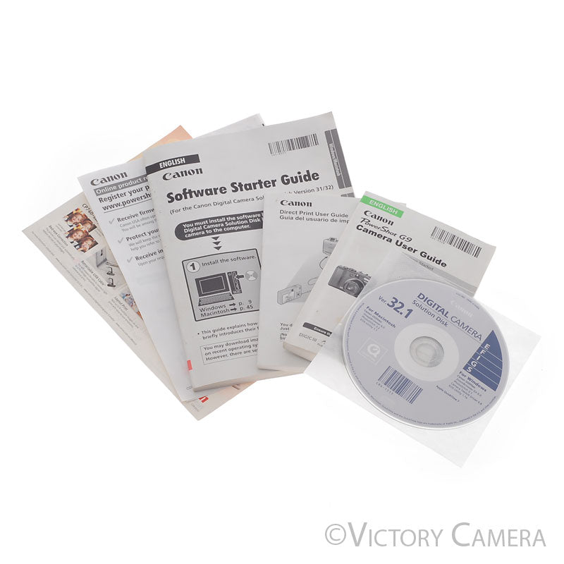 Canon PowerShot G9 12.1MP Digital Point and Shoot Camera [EXC] - Victory Camera