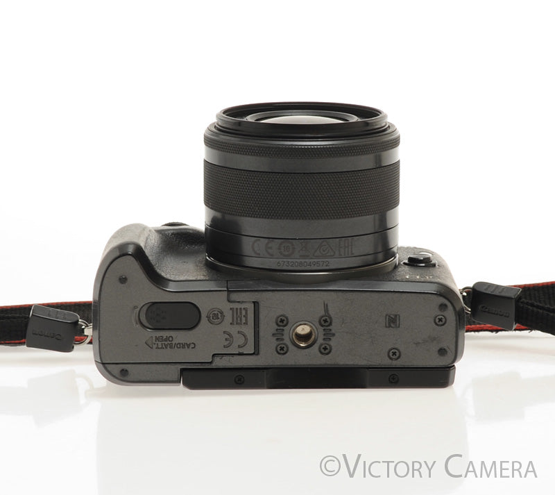 Canon EOS M6 Black 24.2MP Mirrorless Digital Camera w/ 15-45mm Lens [EXC] - Victory Camera