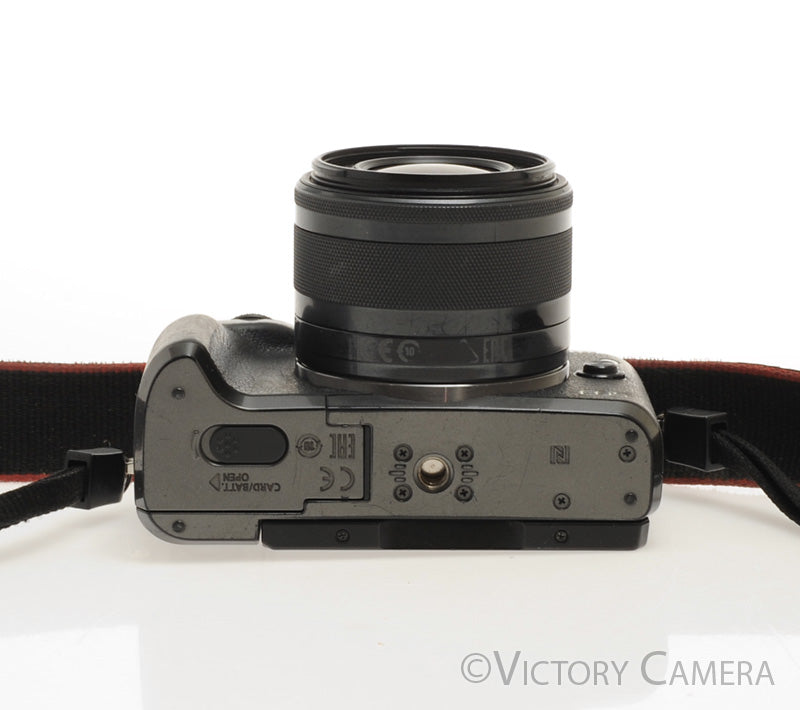 Canon EOS M6 Black 24.2MP Mirrorless Digital Camera w/ 15-45mm Lens [EXC] - Victory Camera