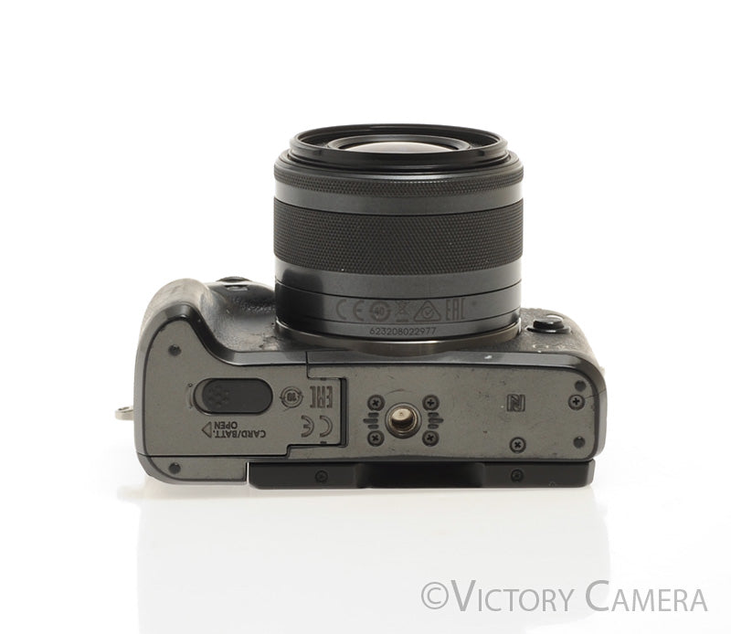 Canon EOS M6 Black 24.2MP Mirrorless Digital Camera w/ 15-45mm Lens [EXC-] - Victory Camera