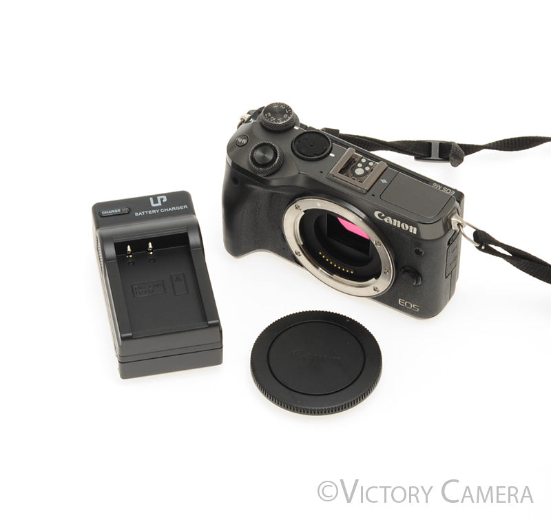 Canon EOS M6 Black 24.2MP Mirrorless Digital Camera Body Only [GOOD] - Victory Camera
