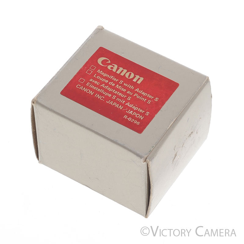 Canon Magnifier S w/ Adapter for AE-1, A-1, AE-1 Program  [EXC+] - Victory Camera