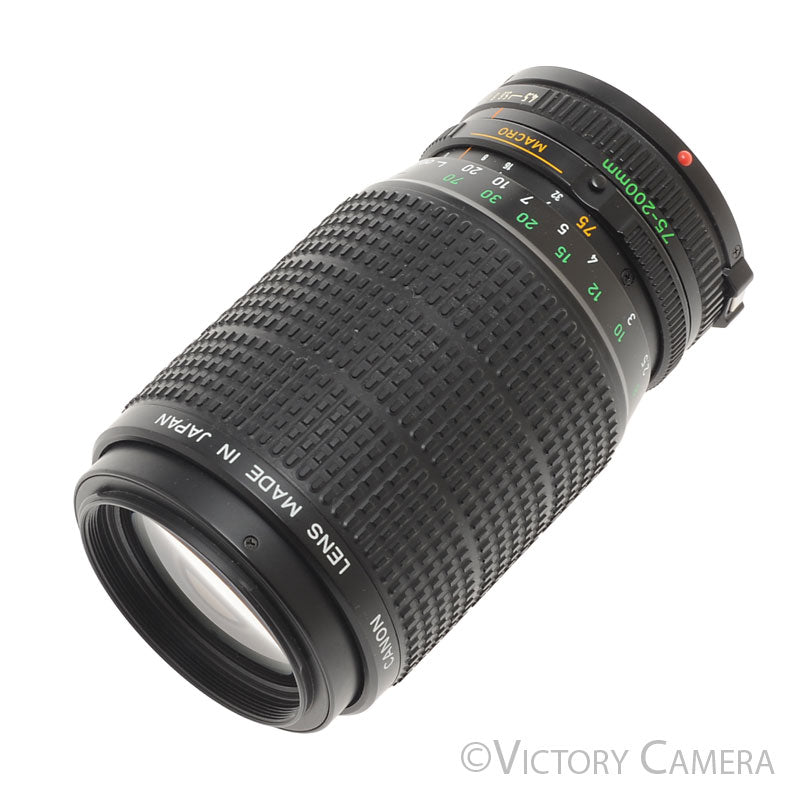 Canon NFD 75-200mm f4.5 Telephoto Zoom Lens  [EXC+] - Victory Camera