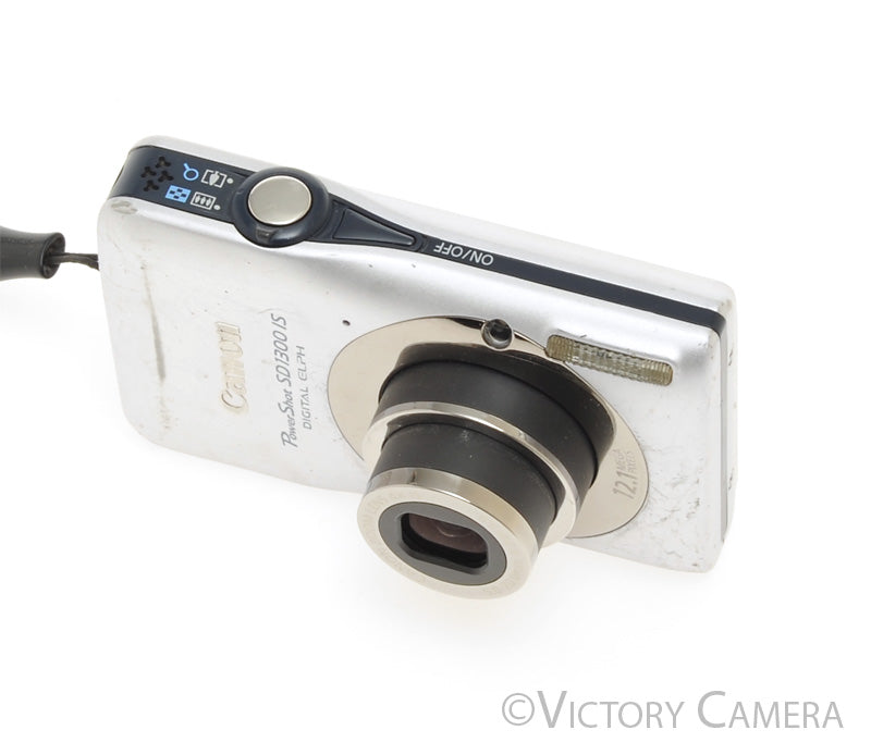 Canon PowerShot SD1300 IS Digital ELPH 12MP Compact Digital Camera  [GOOD] - Victory Camera